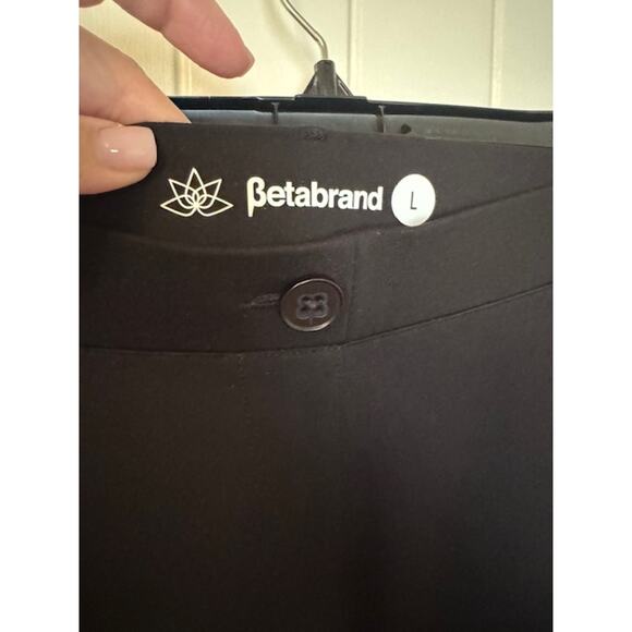Betabrand Classic DPYP™ Dress Pant Yoga Black Pant NWOT L - Picture 4 of 5